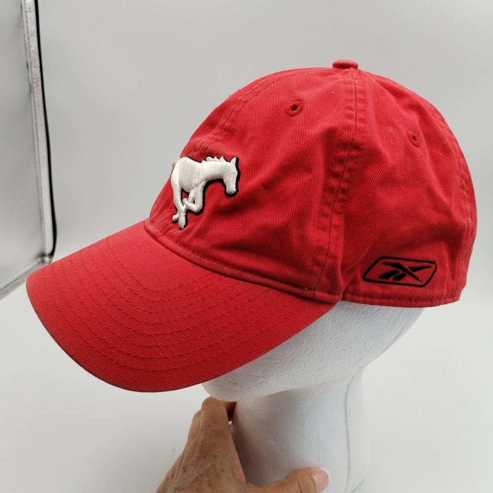 Calgary Stampeders Hat Cap Red Reebok Rbk CFL Football Adjustable Strapback